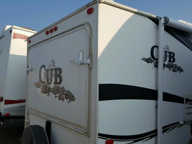 47CTA4J258J167590 - 2008 CUB TRAILER WHITE photo 4