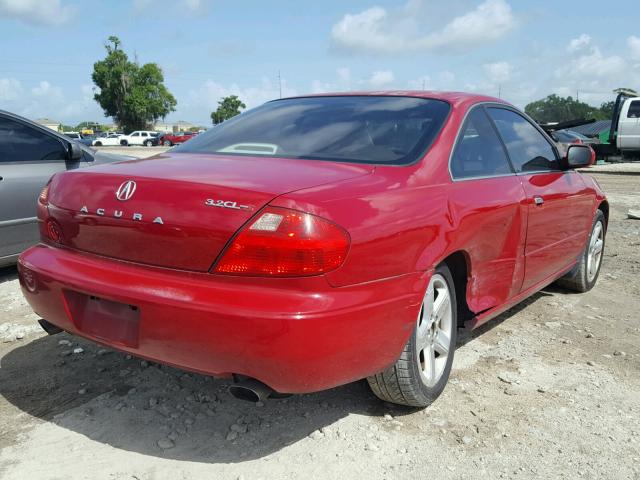 19UYA42691A007776 - 2001 ACURA 3.2CL TYPE RED photo 4