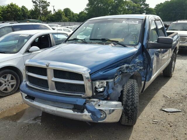 3D7KA28D23G711892 - 2003 DODGE RAM 2500 S BLUE photo 2