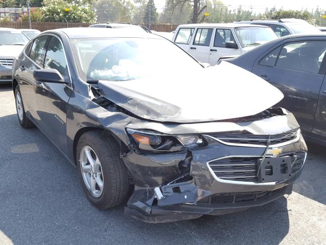 1G1ZB5STXJF120322 - 2018 CHEVROLET MALIBU LS Grafit foto 1