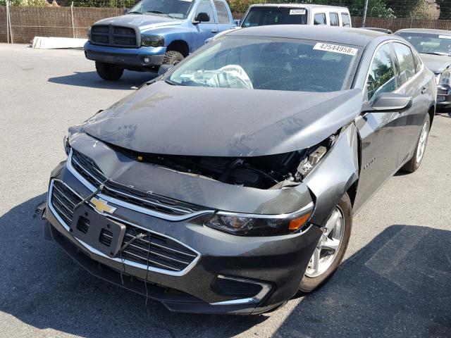 1G1ZB5STXJF120322 - 2018 CHEVROLET MALIBU LS Grafit foto 2