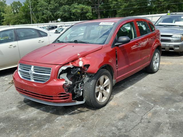 1B3CB4HA0AD545333 - 2010 DODGE CALIBER SX RED photo 2