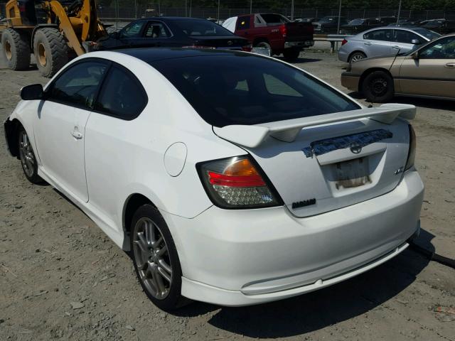 JTKDE177270191449 - 2007 TOYOTA SCION TC 白色 照片 3