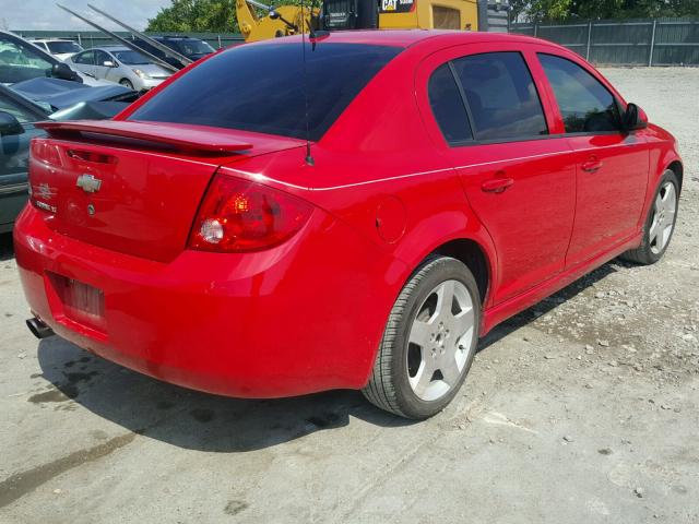 1G1AF5F57A7139031 - 2010 CHEVROLET COBALT 2LT RED photo 4