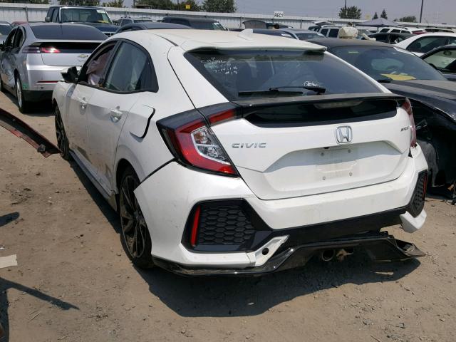 SHHFK7H46HU430275 - 2017 HONDA CIVIC SPOR WHITE photo 3