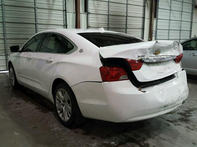 1G11Y5SLXEU117708 - 2014 CHEVROLET IMPALA LS WHITE photo 3