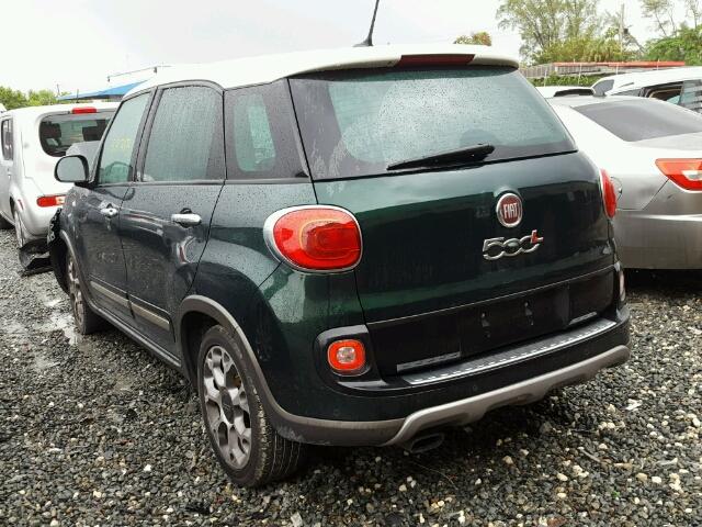 ZFBCFADH0EZ014035 - 2014 FIAT 500L GREEN photo 3