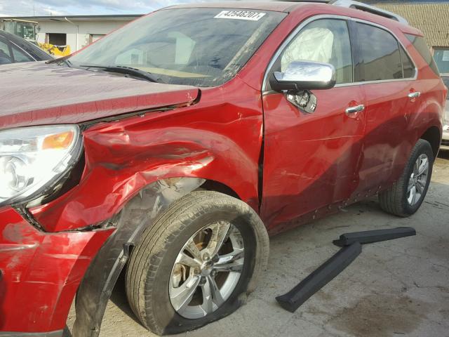 2GNALFEK0D6253185 - 2013 CHEVROLET EQUINOX LT MAROON photo 9