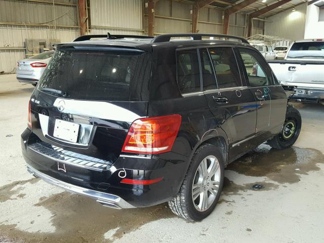 WDCGG5HB9FG398736 - 2015 MERCEDES-BENZ GLK 350 BLACK photo 4