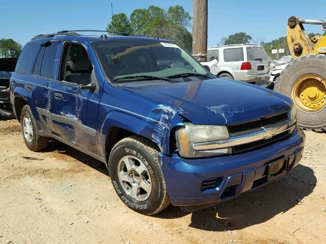 1GNDS13S552198222 - 2005 CHEVROLET TRAILBLAZE BLUE photo 1