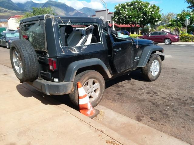 1C4GJWAG5GL346287 - 2016 JEEP WRANGLER S 灰色 照片 4