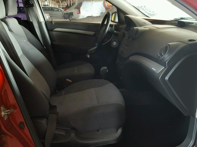 KL1TD6DE2BB133089 - 2011 CHEVROLET AVEO LS GRAY photo 5