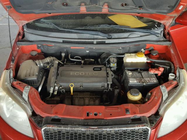 KL1TD6DE2BB133089 - 2011 CHEVROLET AVEO LS GRAY photo 7