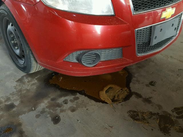 KL1TD6DE2BB133089 - 2011 CHEVROLET AVEO LS GRAY photo 9