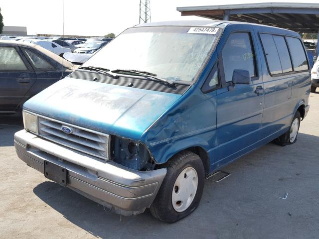 1FMCA11U6PZC20049 - 1993 FORD AEROSTAR CREAM photo 2