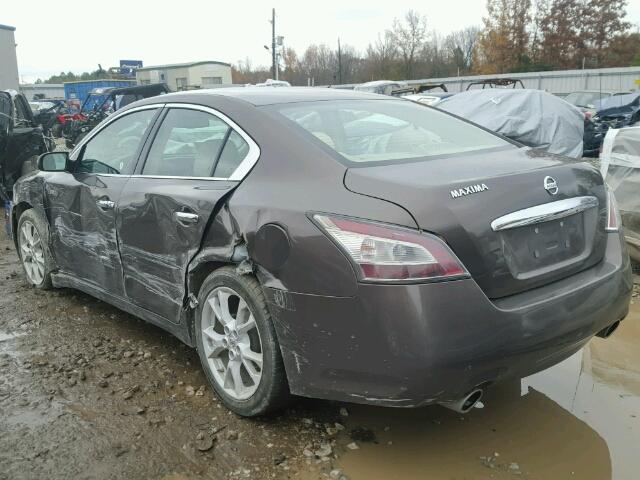 1N4AA5AP8DC815051 - 2013 NISSAN MAXIMA GRAY photo 3