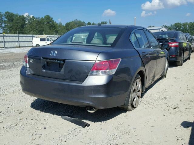 1HGCP2F8XAA173569 - 2010 HONDA ACCORD EXL GRAY photo 4