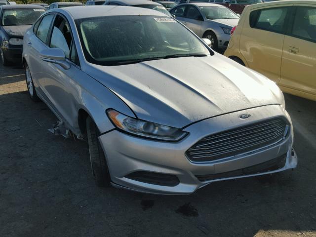 3FA6P0H71DR341393 - 2013 FORD FUSION SE SILVER photo 1