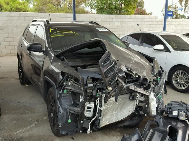 1C4PJLAS1HW607367 - 2017 JEEP CHEROKEE S GRAY photo 1