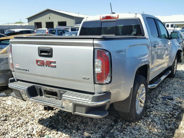 1GTG6DE38G1274462 - 2016 GMC CANYON SLT SILVER photo 4