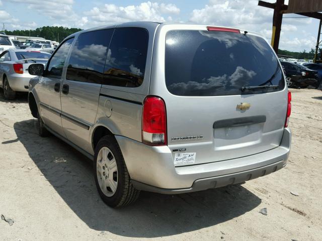 1GNDU23W87D178931 - 2007 CHEVROLET UPLANDER L ვერცხლისფერი ფოტო 3