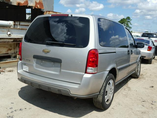 1GNDU23W87D178931 - 2007 CHEVROLET UPLANDER L SILVER photo 4