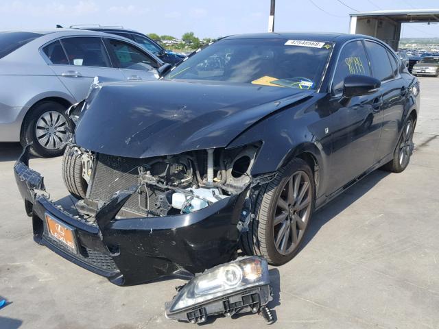 JTHBE1BLXD5018276 - 2013 LEXUS GS 350 BLACK photo 2