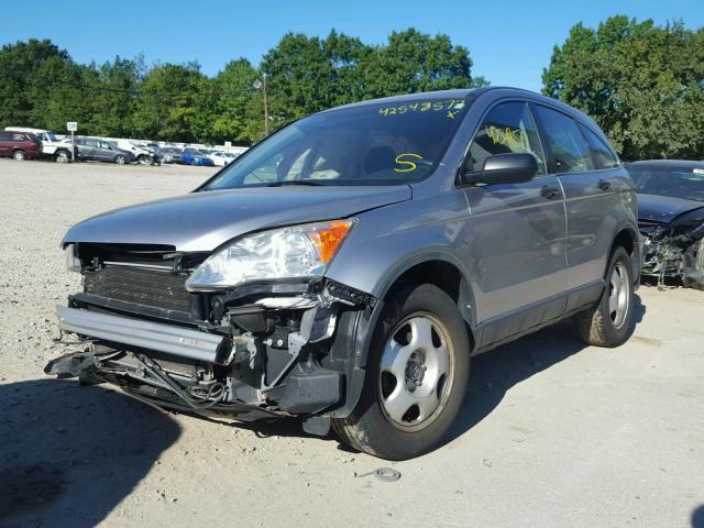 JHLRE48357C047535 - 2007 HONDA CR-V SILVER photo 2