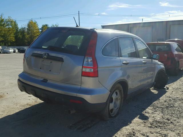 JHLRE48357C047535 - 2007 HONDA CR-V SILVER photo 4