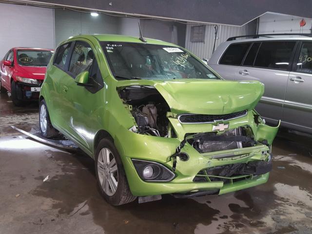 KL8CD6S98EC486247 - 2014 CHEVROLET SPARK 1LT Зеленый фото 1