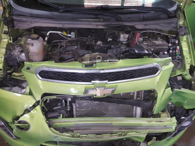 KL8CD6S98EC486247 - 2014 CHEVROLET SPARK 1LT GREEN photo 7