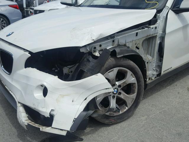 WBAVM1C53EVW48060 - 2014 BMW X1 SDRIVE2 WHITE photo 9