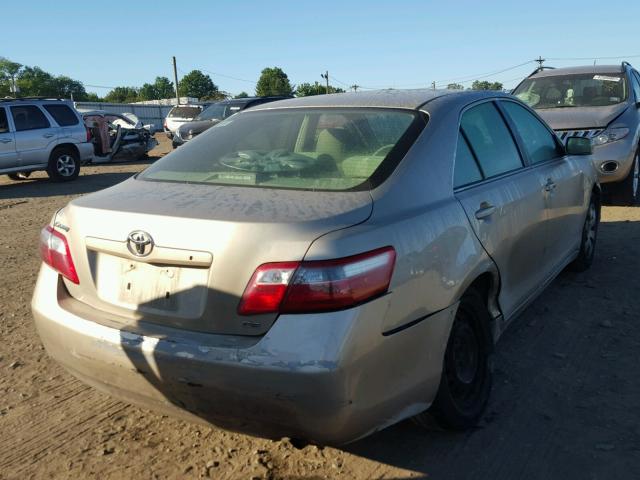 4T1BE46K07U516271 - 2007 TOYOTA CAMRY NEW GOLD photo 4
