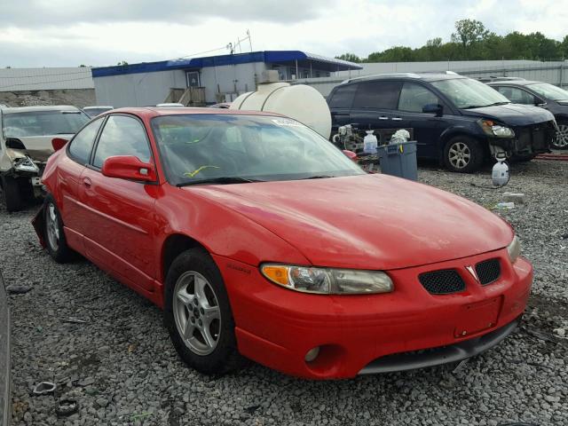 1G2WP12K7XF250261 - 1999 PONTIAC GRAND PRIX RED photo 1