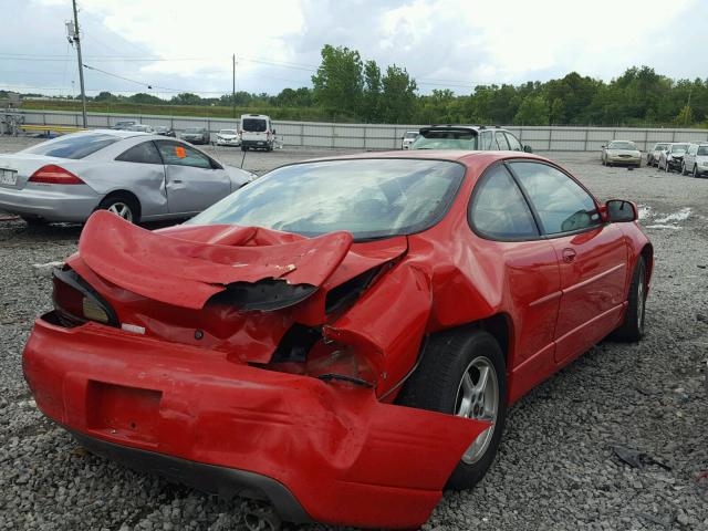 1G2WP12K7XF250261 - 1999 PONTIAC GRAND PRIX RED photo 4