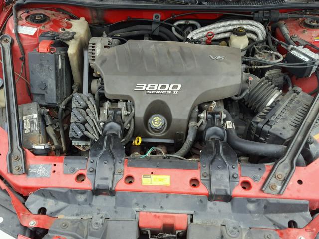 1G2WP12K7XF250261 - 1999 PONTIAC GRAND PRIX RED photo 7