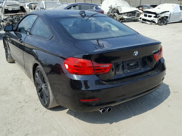 WBA3N7C51EF718351 - 2014 BMW 428 I BLACK photo 3