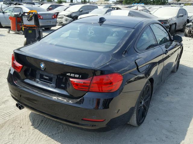 WBA3N7C51EF718351 - 2014 BMW 428 I BLACK photo 4