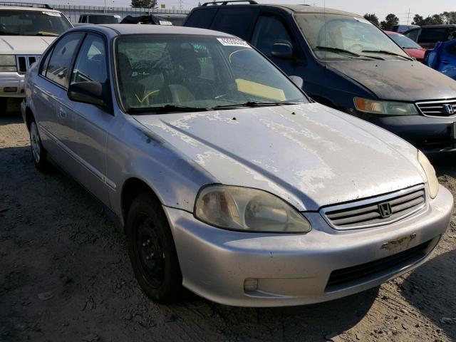 2HGEJ6613YH555829 - 2000 HONDA CIVIC BASE GRAY photo 1