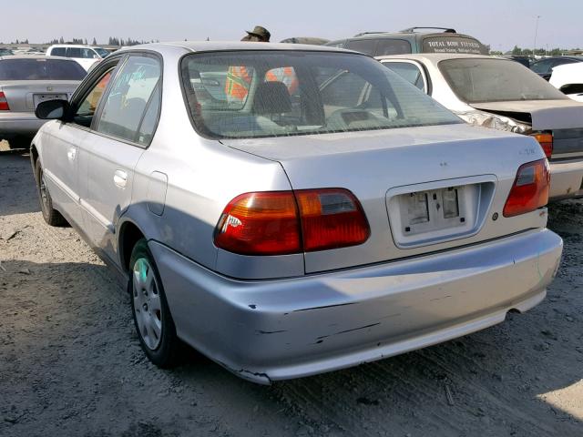 2HGEJ6613YH555829 - 2000 HONDA CIVIC BASE GRAY photo 3