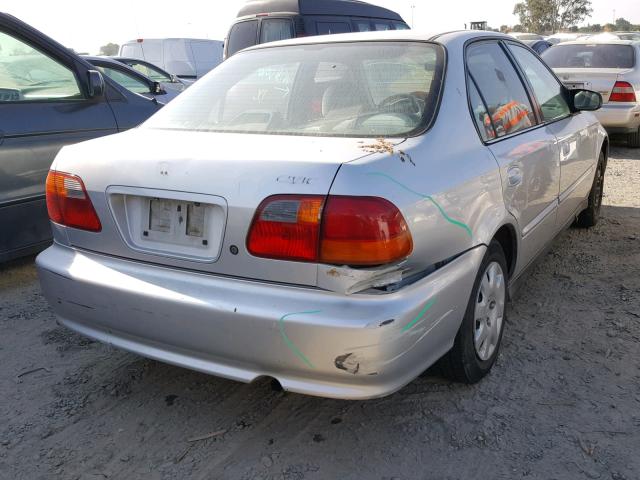 2HGEJ6613YH555829 - 2000 HONDA CIVIC BASE GRAY photo 4