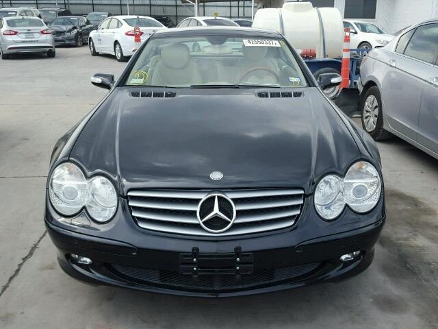 WDBSK75F36F109825 - 2006 MERCEDES-BENZ SL BLACK photo 9