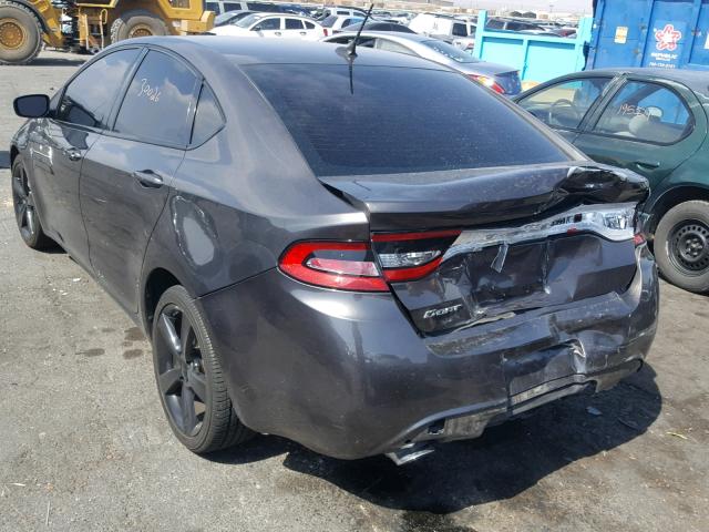 1C3CDFBB5FD242288 - 2015 DODGE DART SXT GRAY photo 3