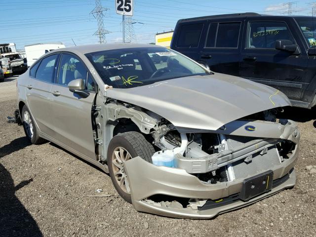 3FA6P0G79HR311484 - 2017 FORD FUSION GOLD photo 1