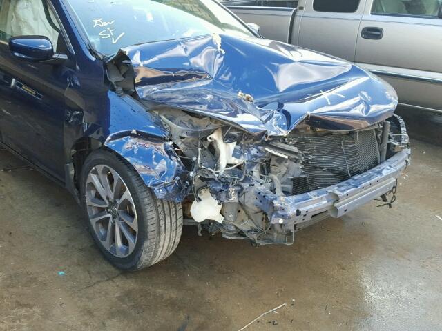 1HGCR2F58FA252312 - 2015 HONDA ACCORD SPO BLUE photo 9