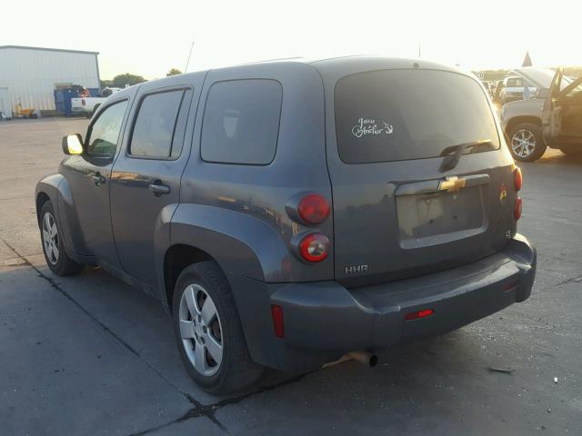 3GNDA13D28S524538 - 2008 CHEVROLET HHR LS GRAY photo 3