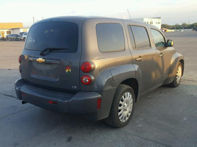 3GNDA13D28S524538 - 2008 CHEVROLET HHR LS GRAY photo 4