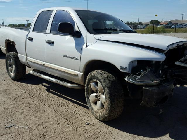 1D7HU18D34S547168 - 2004 DODGE RAM 1500 WHITE photo 1