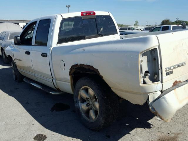 1D7HU18D34S547168 - 2004 DODGE RAM 1500 WHITE photo 3