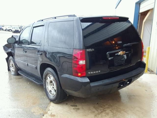 1GNFC13028R152010 - 2008 CHEVROLET TAHOE C150 BLACK photo 3